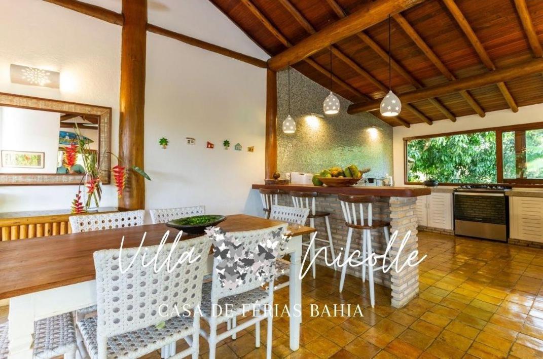 Villa Nicolle - Bahia - Praia Do Espelho Dış mekan fotoğraf